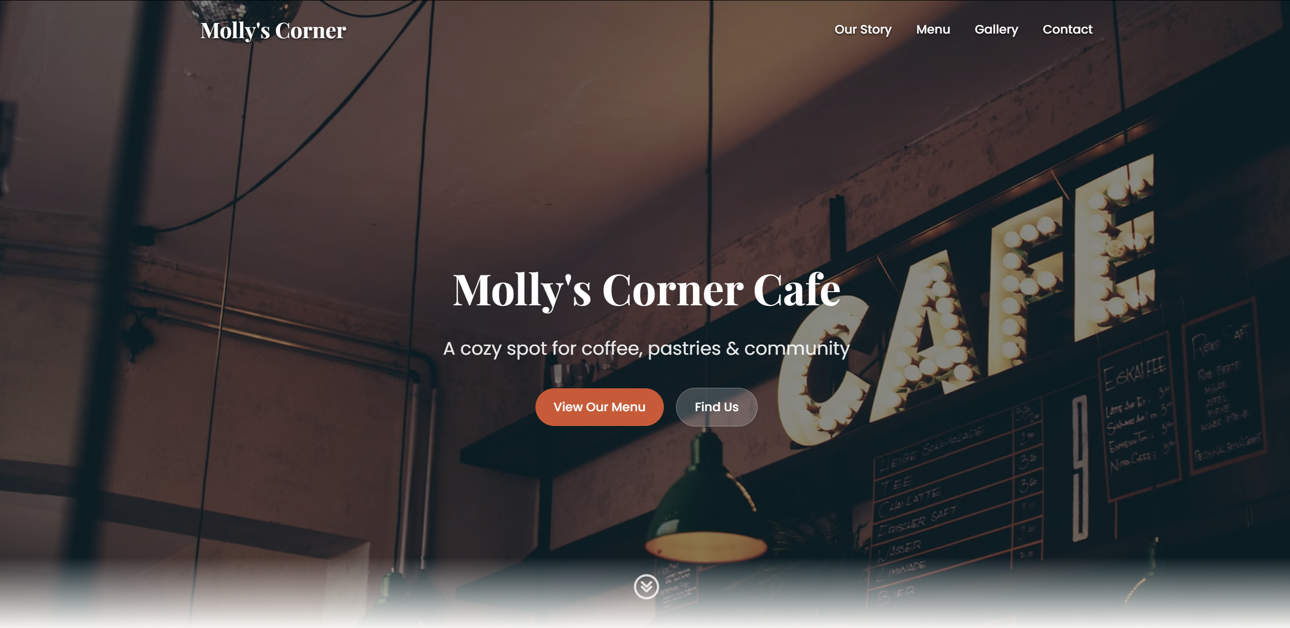 Cafe Website Redesign