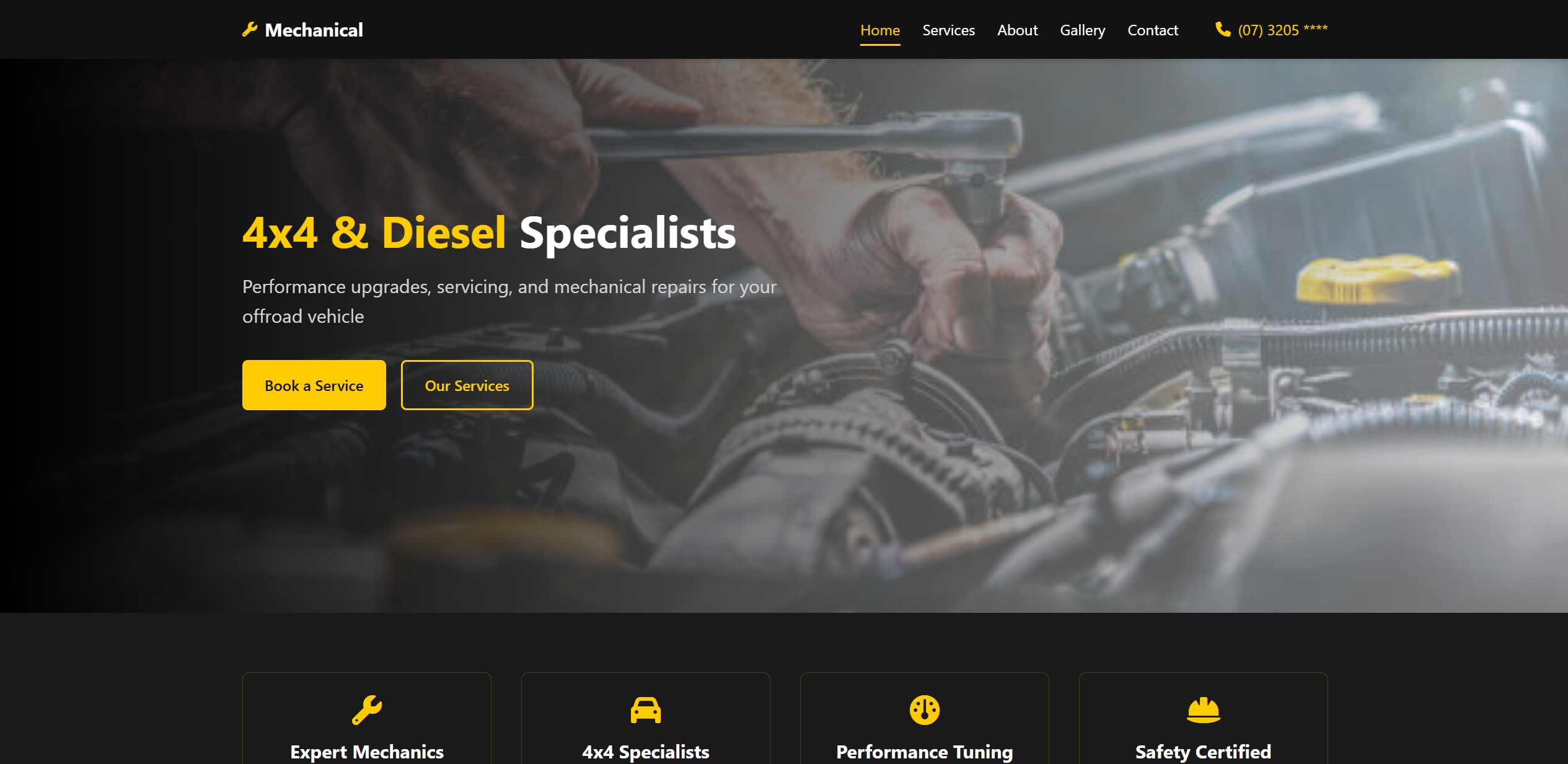 Mechanical Website Redesign